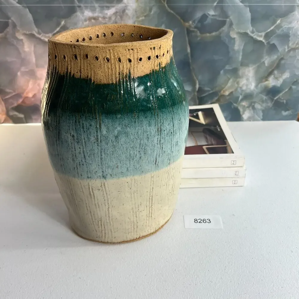 Studio Art Pottery Vase 10